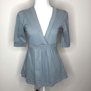 Duckhead Seafoam Blue Tunic Top With Empire Waist